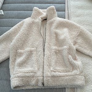 White Sherpa jacket!!